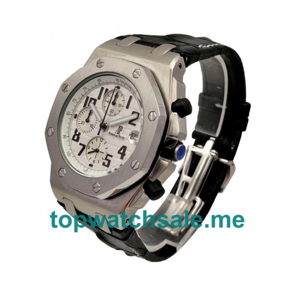 UK 42MM White Dials Replica Audemars Piguet Royal Oak Offshore 26170ST Watches