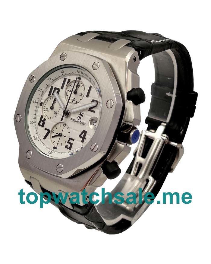 UK 42MM White Dials Replica Audemars Piguet Royal Oak Offshore 26170ST Watches
