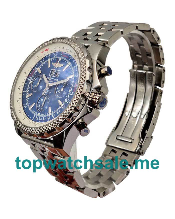 UK Best Quality Breitling Bentley 6.75 A44362 Replica Watches With Blue Dials For Sale