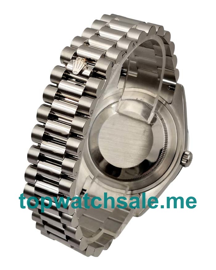 UK 41 MM High End Rolex Day-Date 118239 Fake Watches With Blue Dials For Men