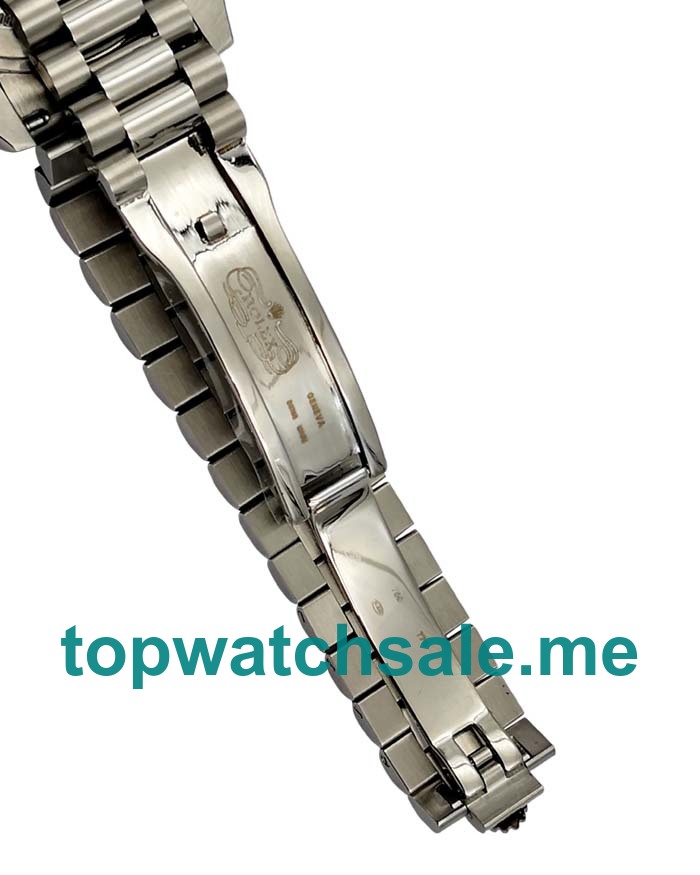 UK 41 MM High End Rolex Day-Date 118239 Fake Watches With Blue Dials For Men
