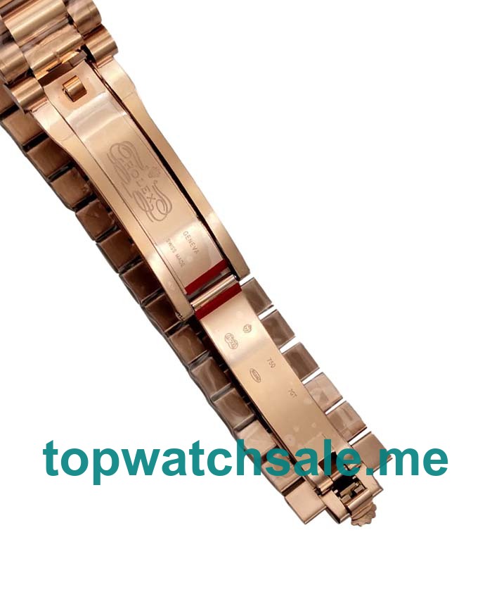 UK Best 1:1 Rolex Day-Date 218235 Fake Watches With Brown Dials For Sale