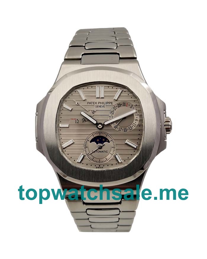 UK 40MM Gray Dials Patek Philippe Nautilus 5712/1A Replica Watches UK 40MM Gray Dials Patek Philippe Nautilus 5712/1A Replica Watches