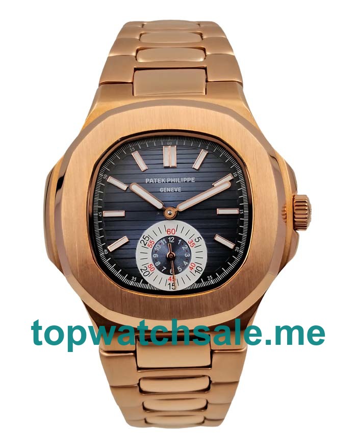 UK 40.5MM Rose Gold Replica Patek Philippe Nautilus 5980/1R Watches UK 40.5MM Rose Gold Replica Patek Philippe Nautilus 5980/1R Watches