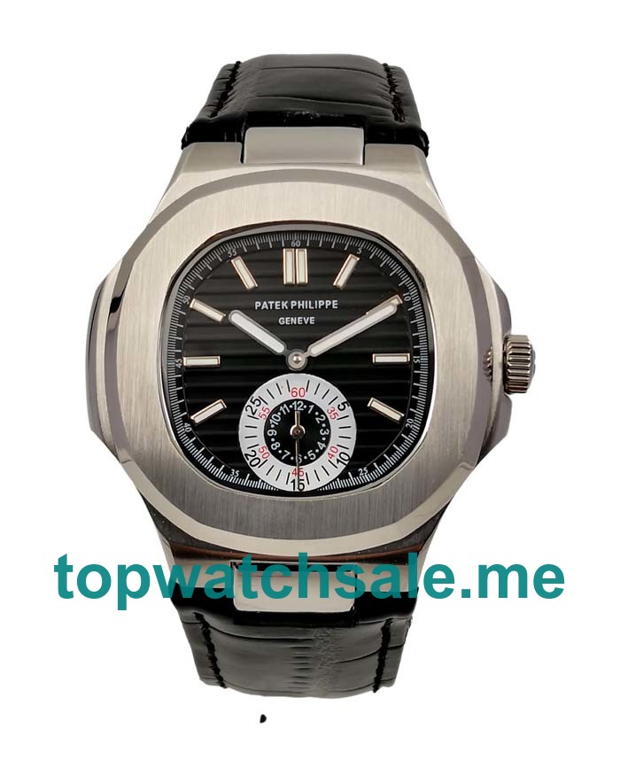 UK 40.5MM Black Dials Patek Philippe Nautilus 5980 Replica Watches UK 40.5MM Black Dials Patek Philippe Nautilus 5980 Replica Watches
