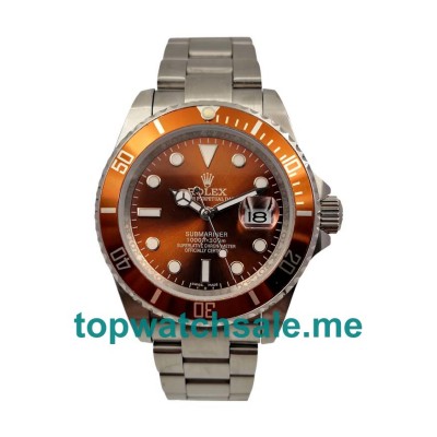 UK 40MM Brown Dials Rolex Submariner 116610 Replica Watches