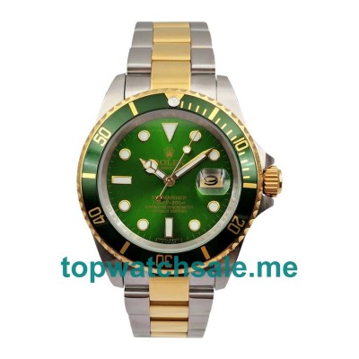 UK 40MM Green Dials Rolex Submariner 116613 Replica Watches