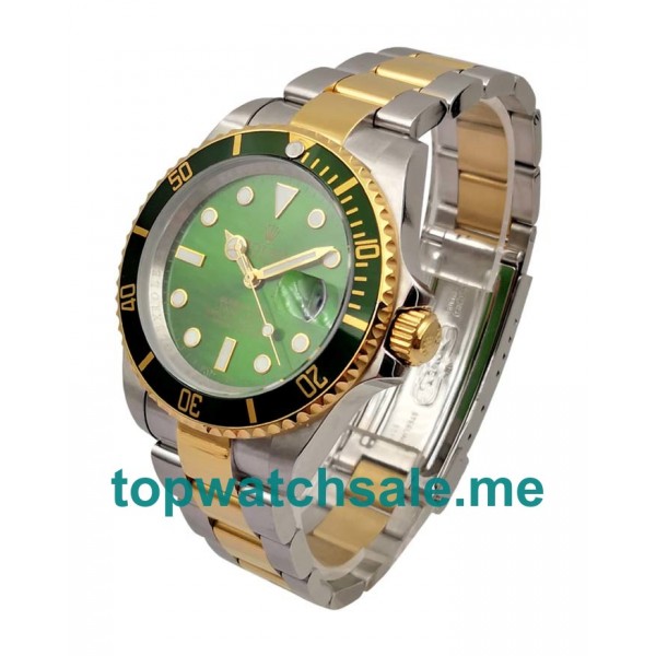 UK 40MM Green Dials Rolex Submariner 116613 Replica Watches