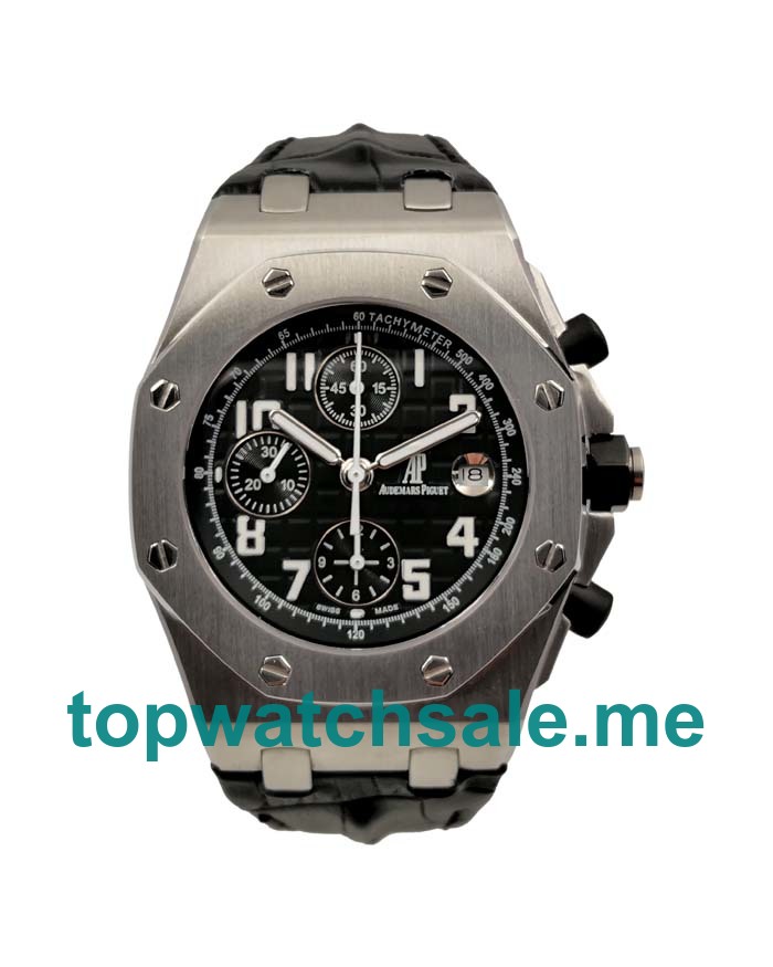 UK 42MM Black Dials Audemars Piguet Royal Oak Offshore 26170ST.OO.D101CR.03 Replica Watches