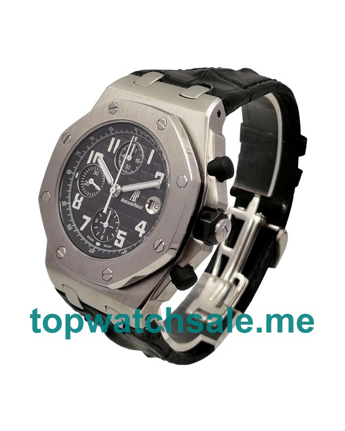 UK 42MM Black Dials Audemars Piguet Royal Oak Offshore 26170ST.OO.D101CR.03 Replica Watches