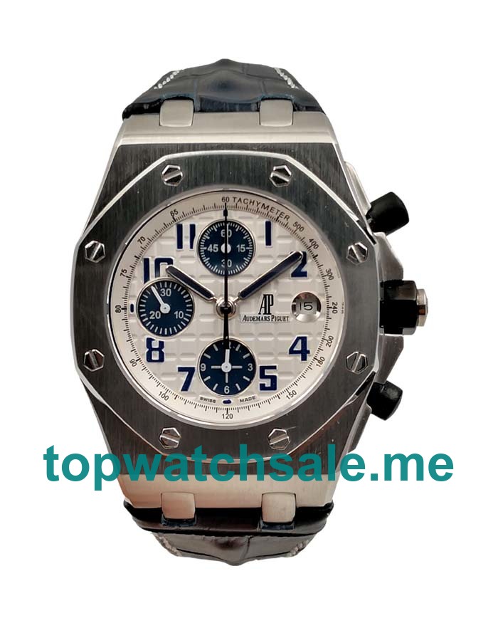 UK 42MM White Dials Audemars Piguet Royal Oak Offshore 26170ST.OO.D305CR.01 Replica Watches