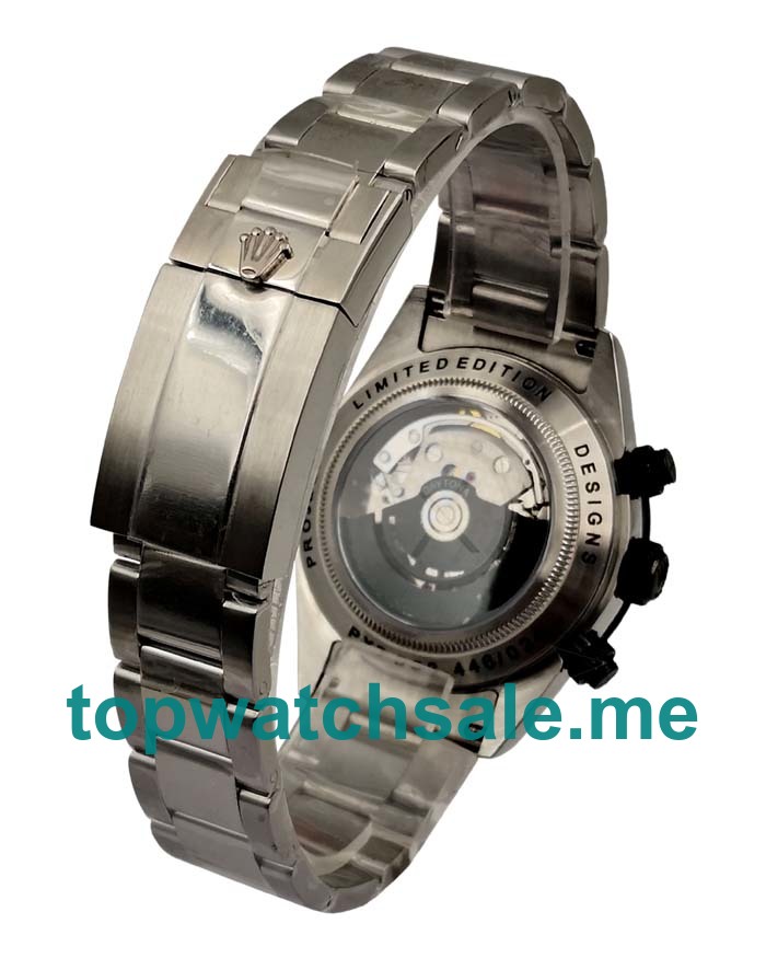 UK Swiss Made Rolex Daytona 116500 LN Fake Watches With Black Dials For Men