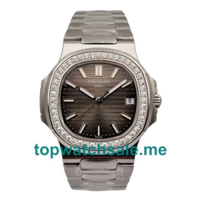 UK Swiss Movement Replica Patek Philippe Nautilus 7010/1G - 40 MM Watches With Gray Dials