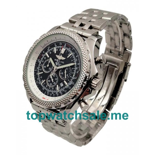 UK 47MM Black Dials Breitling Bentley A25362 Replica Watches