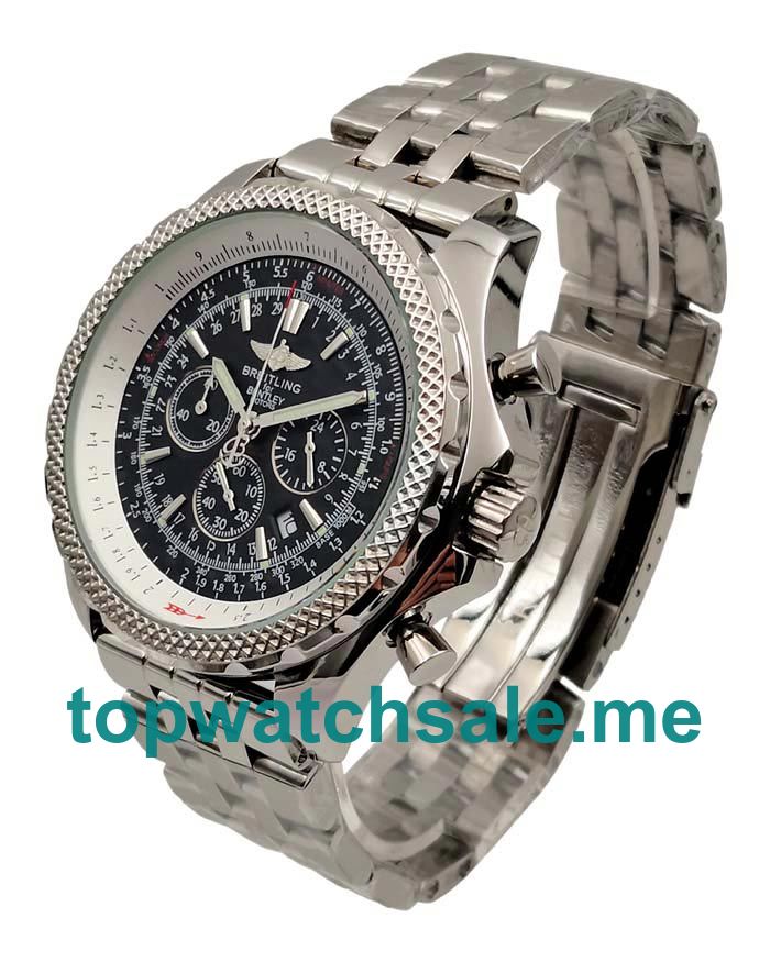 UK 47MM Black Dials Breitling Bentley A25362 Replica Watches