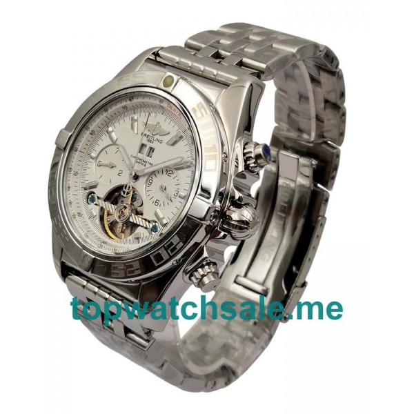 UK Best 1:1 Fake Breitling Bentley Mulliner Tourbillon With White Dials For Men