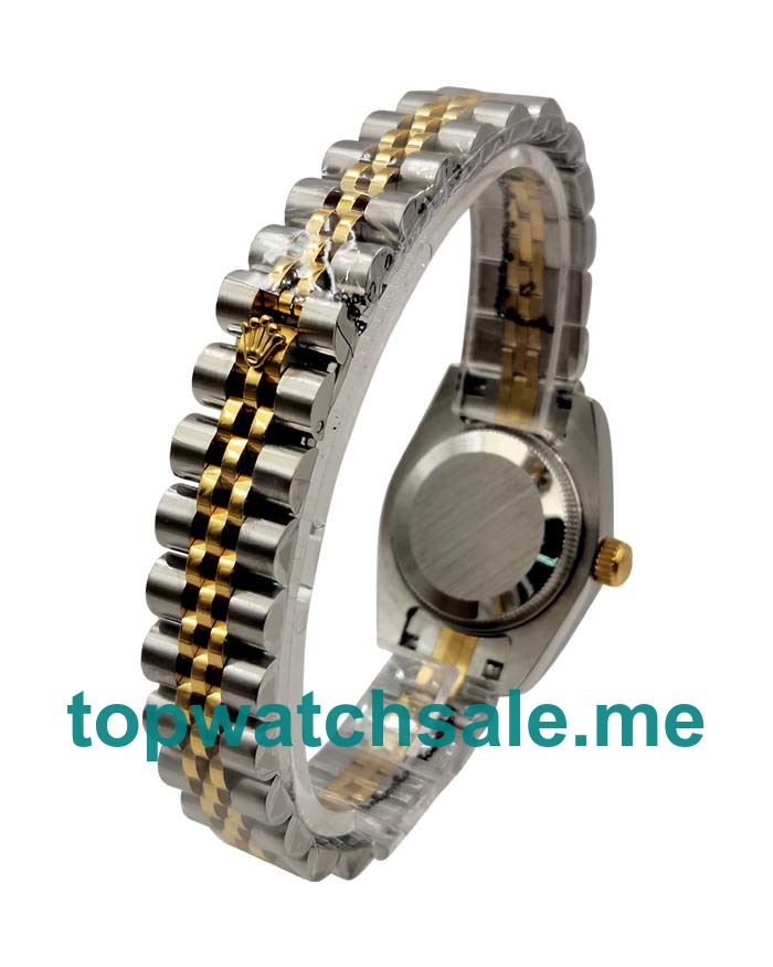 UK 26MM Champagne Dials Rolex Lady-Datejust 69173 Replica Watches