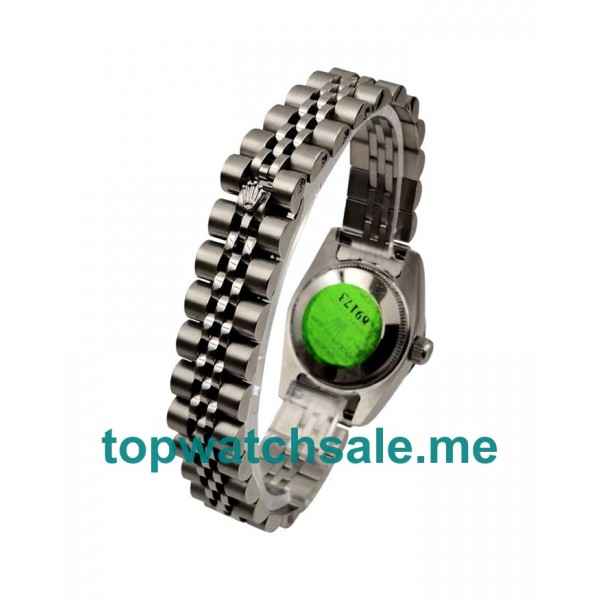 UK 26MM Silver Dials Rolex Lady-Datejust 79174 Replica Watches