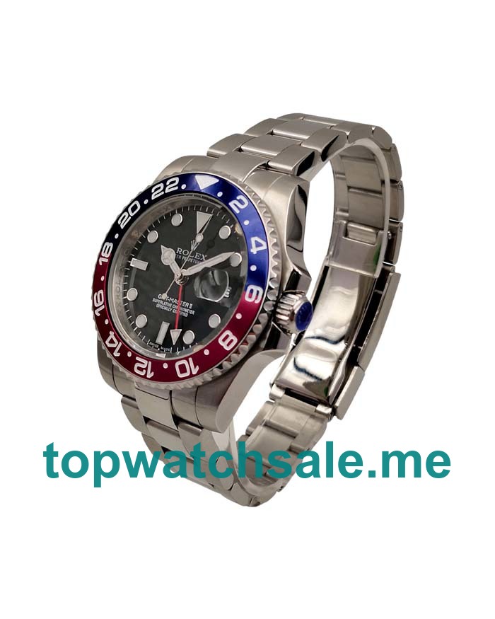 UK 40MM Blue And Red Bezels Rolex GMT-Master II 116719 BLRO Replica Watches