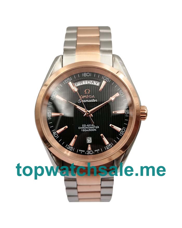 UK 41 MM Cheap Omega Seamaster Aqua Terra 150 M 231.20.42.22.06.001 Fake Watches With Grey Dials