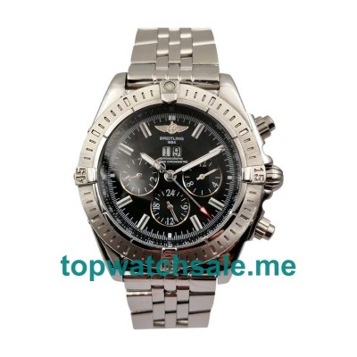 UK 43.7MM Black Dials Breitling Chronomat Blackbird A44359 Replica Watches