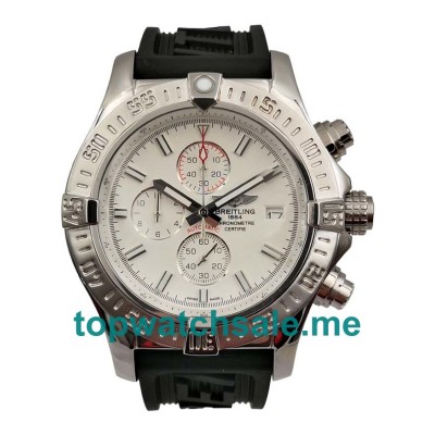 UK 48MM White Mother Of Pearl Dials Breitling Avenger A13370 Replica Watches
