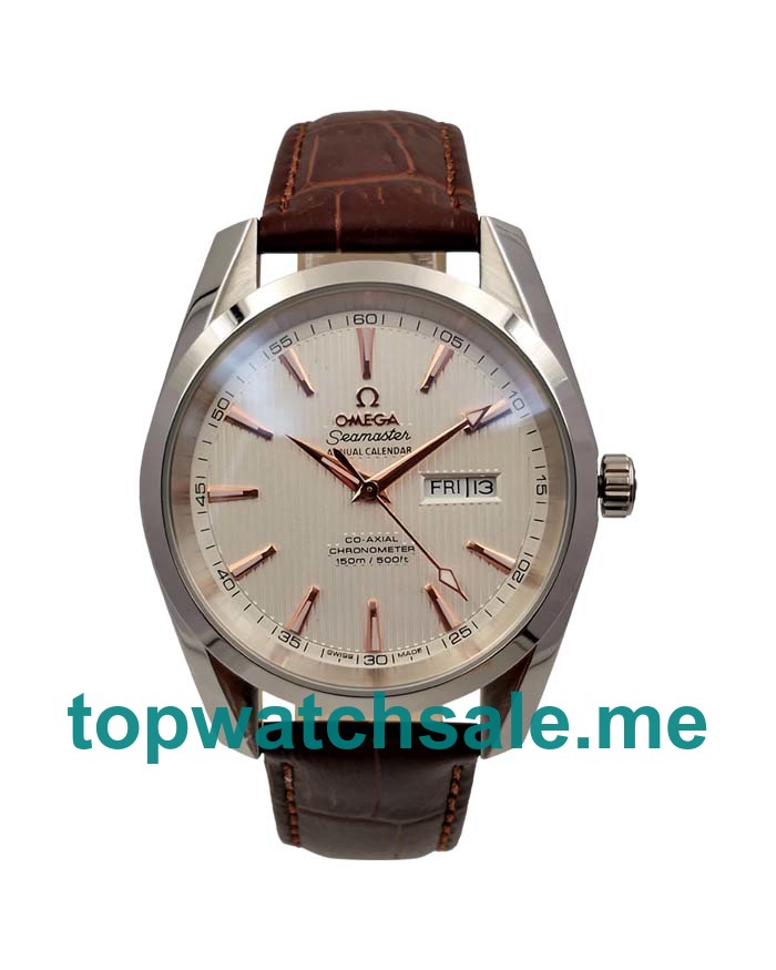 UK 43MM Silver Dials Omega Seamaster Aqua Terra 150M 231.13.39.22.02.001 Replica Watches