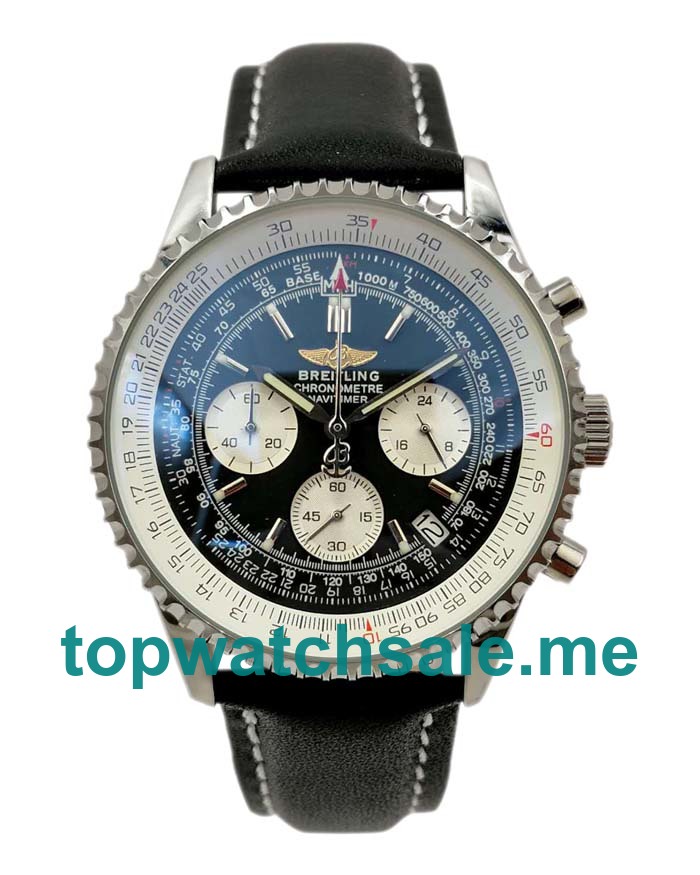 UK 42MM Replica Breitling Navitimer A23322 Black Dials Watches