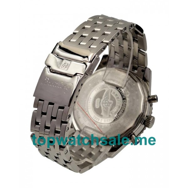 UK 46.5MM Black Dials Breitling Navitimer World A24322 Replica Watches