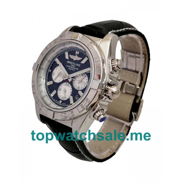 UK 44MM Black Dials Breitling Chronomat AB011012 Replica Watches