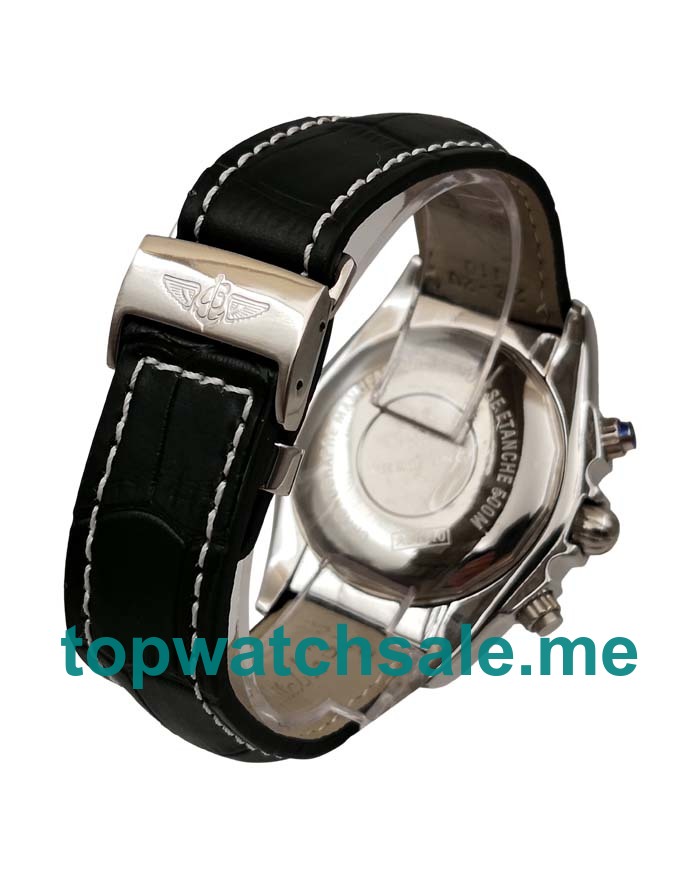 UK 44MM Black Dials Breitling Chronomat AB011012 Replica Watches