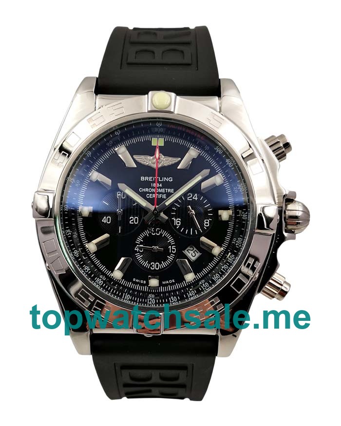 UK 45MM Black Dials Breitling Chronomat AB011012 Replica Watches