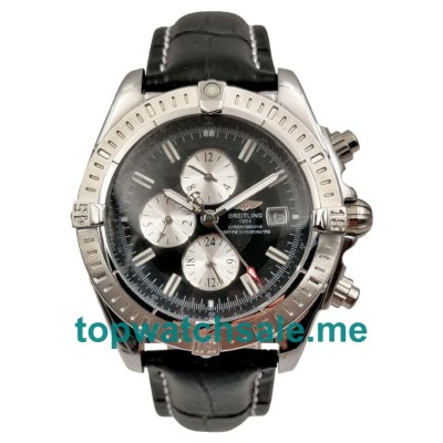 UK 44MM Black Dials Breitling Chronomat Evolution A13356 Replica Watches