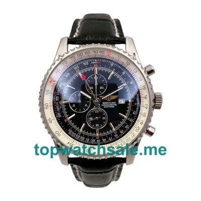 UK 46MM Steel Cases Breitling Navitimer World A24322 Replica Watches