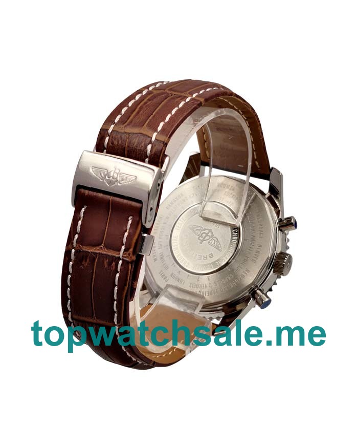 UK 46.5MM Brown Dials Breitling Navitimer World A24322 Replica Watches