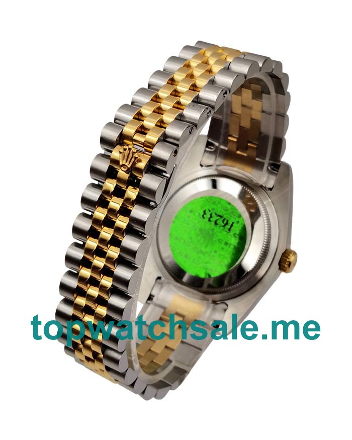 UK 36MM Champagne Dials Rolex Datejust 16233 Replica Watches