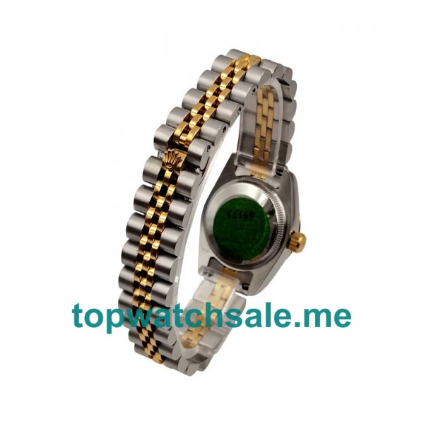 UK 26MM Silver Dials Rolex Lady-Datejust 179173 Replica Watches