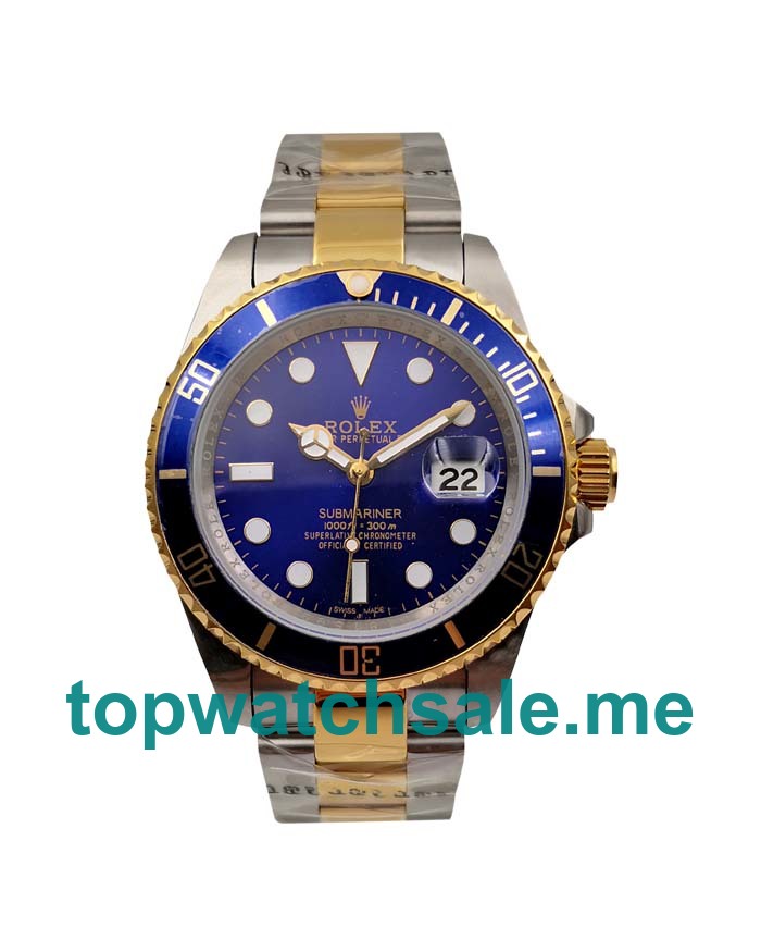 UK 40MM Blue Dials Rolex Submariner 16613 Replica Watches