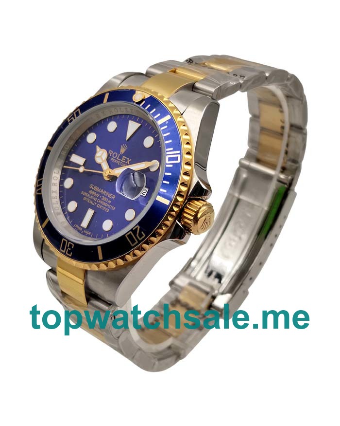 UK 40MM Blue Dials Rolex Submariner 16613 Replica Watches