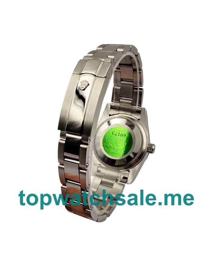 UK 31MM Black Dials Rolex Oyster Perpetual 177200 Replica Watches