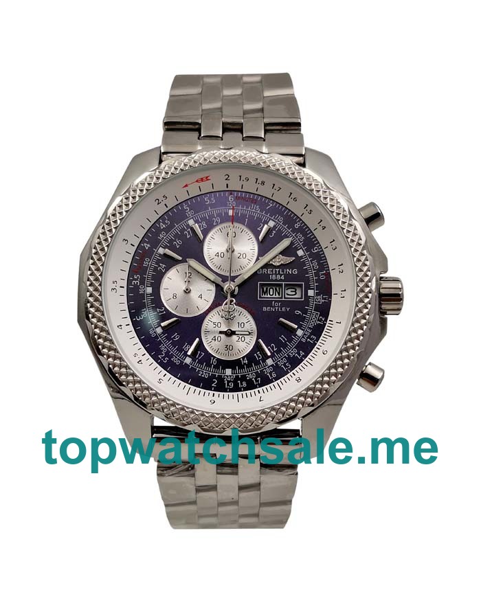 UK 44.8MM Blue Dials Breitling Bentley GT A13362 Replica Watches