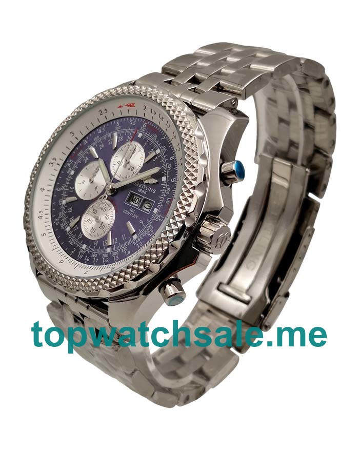 UK 44.8MM Blue Dials Breitling Bentley GT A13362 Replica Watches