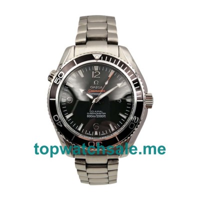 UK 45.5MM Black Dials Replica Omega Seamaster Planet Ocean 232.30.42.21.01.001 Watches