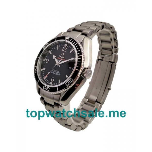 UK 45.5MM Black Dials Replica Omega Seamaster Planet Ocean 232.30.42.21.01.001 Watches