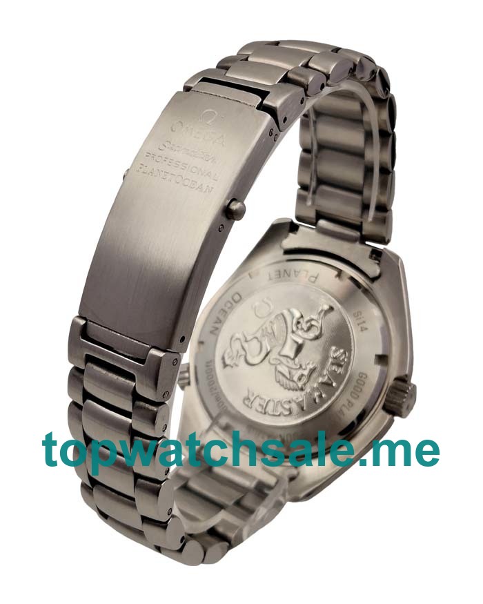 UK 45.5MM Black Dials Replica Omega Seamaster Planet Ocean 232.30.42.21.01.001 Watches