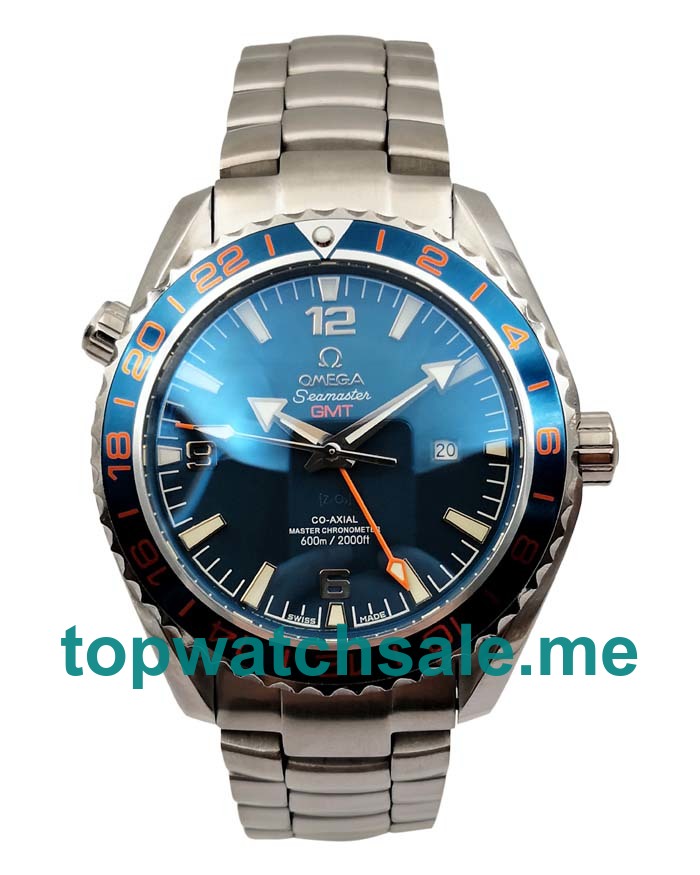 UK 43.5MM Blue Dials Omega Seamaster Planet Ocean 232.30.44.22.03.001 Replica Watches