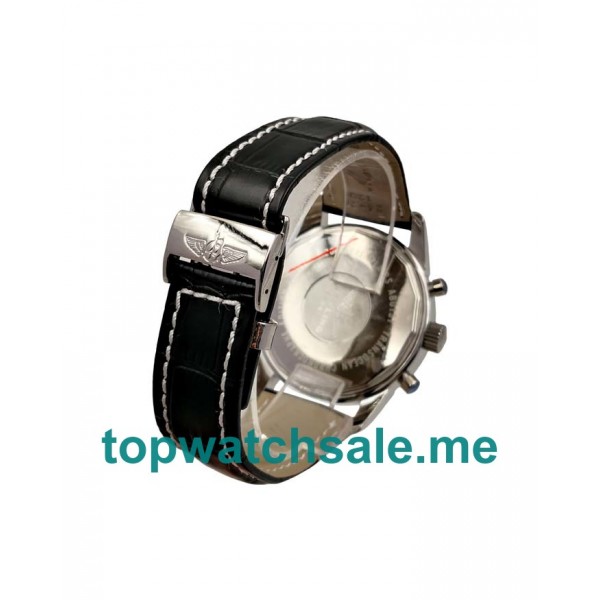 UK 46MM Black Dials Breitling Transocean Chronograph AB0510U4 Replica Watches