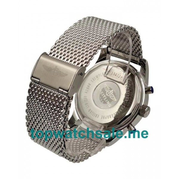 UK 45.5MM Black Dials Breitling Transocean AB015212 Replica Watches