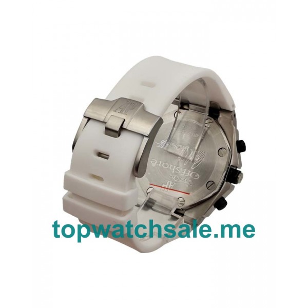 UK 42MM White Rubber Straps Audemars Piguet Royal Oak Offshore 26283ST.OO.D010CA.01 Replica Watches