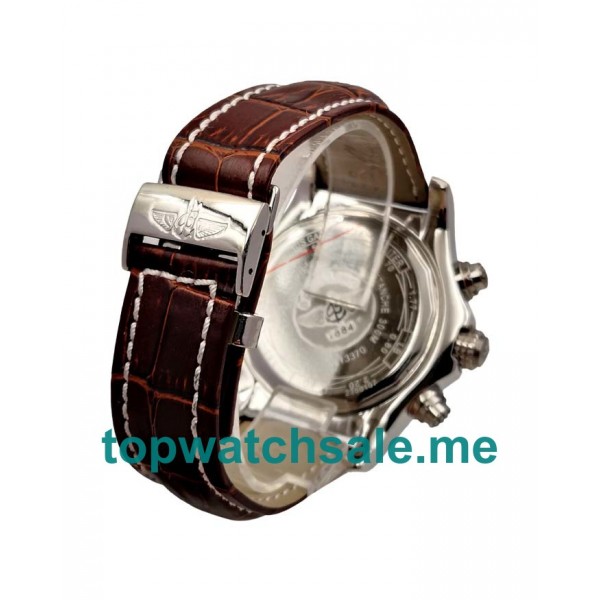 UK 48.4MM White Dials Breitling Super Avenger A13370 Replica Watches